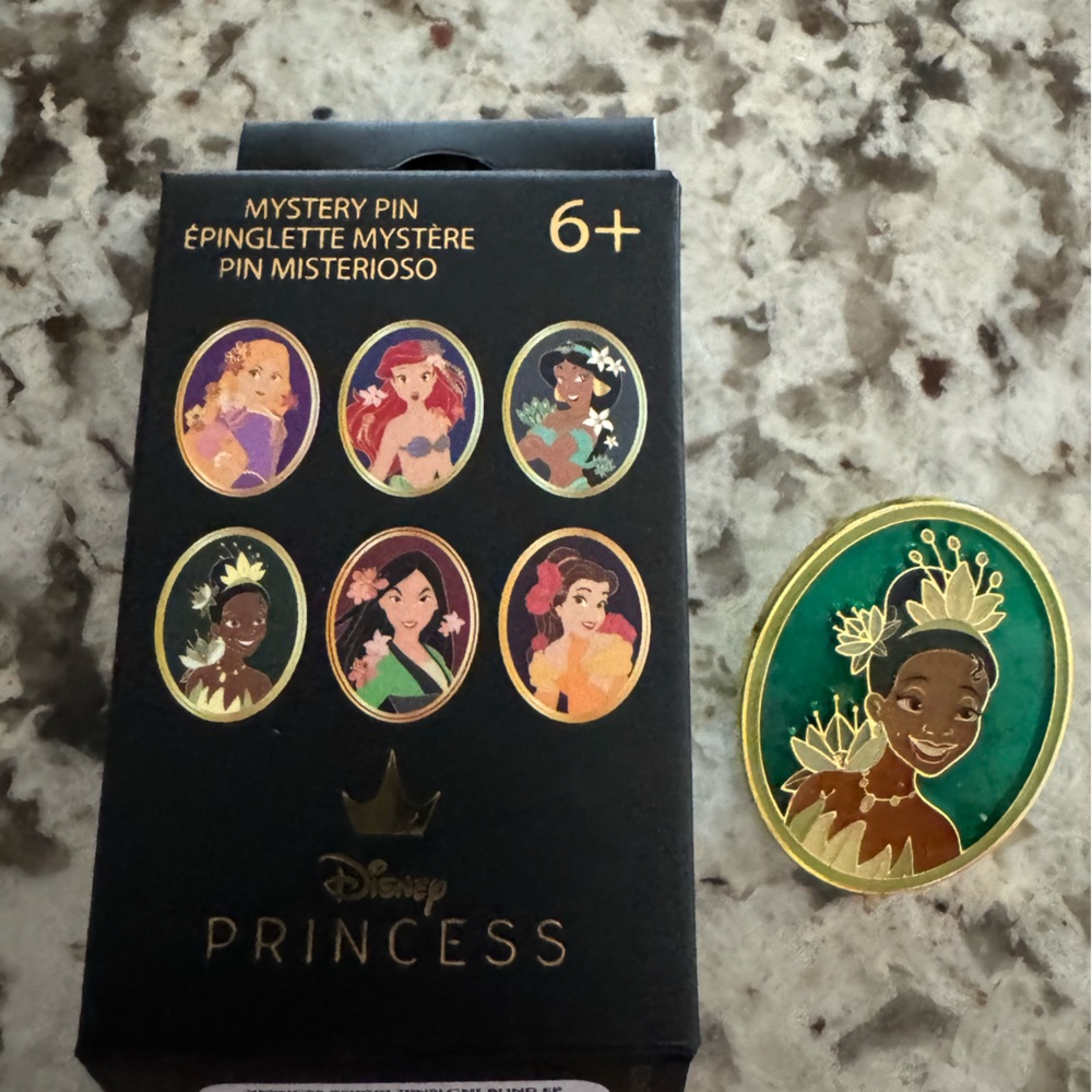 Loungefly Disney Princess Portraits Mystery Pin, Tiana